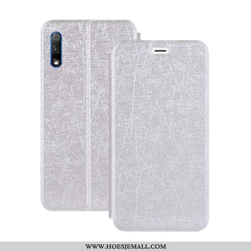 Hoes Honor 9x Zacht Bescherming Hoesje Goud Folio Anti-fall Gouden