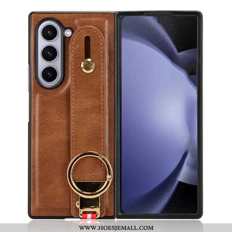 Hoesje Samsung Galaxy Z Fold 6 Riem En Flesopener Bescherming Hoesje